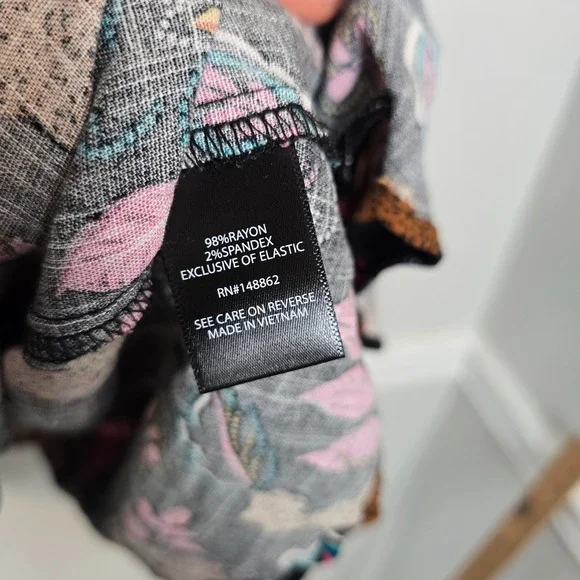 NWT‎ Torrid Leopard Floral Twist Front Mini Dress 2X 18-20 Boho Festival Pockets - Picture 7 of 12